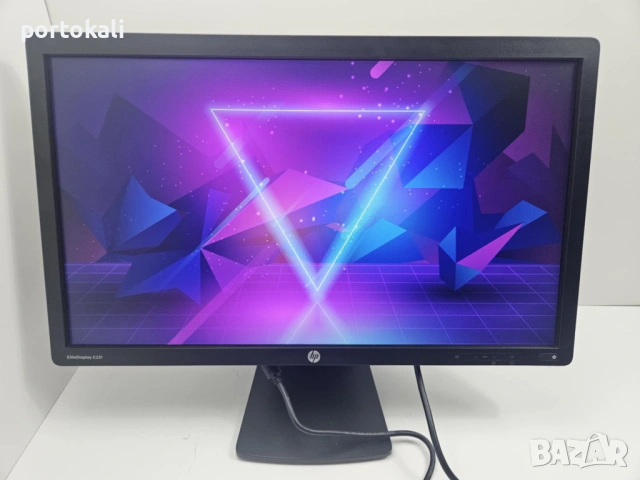 +Гаранция! IPS Монитор HP EliteDisplay E231 23" инча + кабели, снимка 3 - Монитори - 53391158