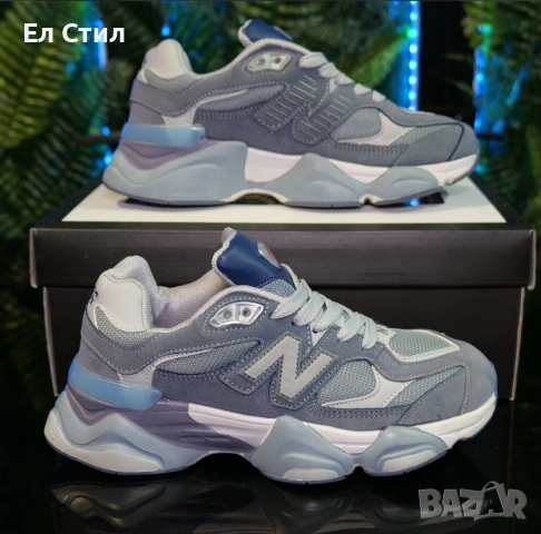 📌New Balance 9060 сиво и тъмносиньо 37 38 39 номер Цена 63 евро Еконт, снимка 2 - Маратонки - 53625477
