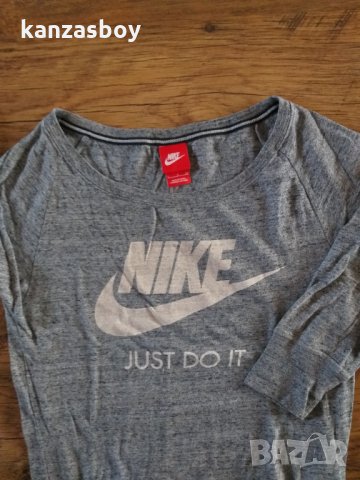 NIKE GYM VINTAGE CREW - страхотна дамска блуза КАТО НОВА, снимка 4 - Спортни екипи - 35984245