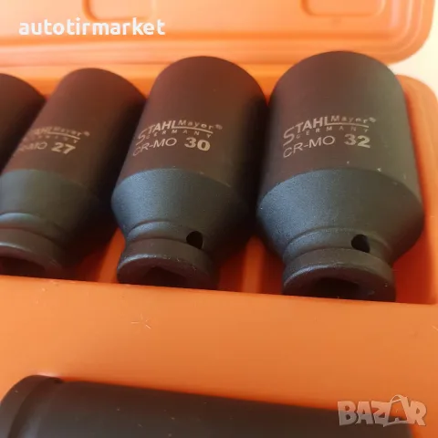Комплект ударни вложки 15броя 1/2" StahlMayer – ST089, снимка 2 - Аксесоари и консумативи - 56053524