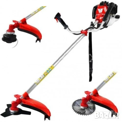 Бензинов Тример за трева KraftWorld 74 куб., снимка 2 - Градинска техника - 46375293