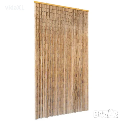 vidaXL Завеса за врата против насекоми, бамбук, 100x200 cм（SKU: 43722）