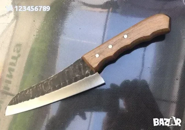 Турция- ловен,ръчно кован нож кожен калъф, 150х275 мм