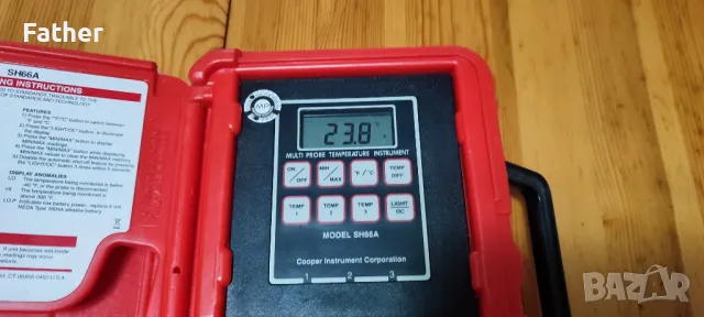 Професионален триточков електронен термометър, снимка 5 - Други инструменти - 48053514