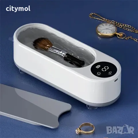   Ултразвуков уред за почистване и стерилизация, акумулаторен, LED дисплей, снимка 3 - Други стоки за дома - 47511223