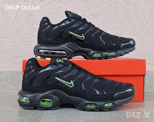 !ПРОМО! Nike Air Max Plus 'TN' | Black/Volt | + КУТИЯ