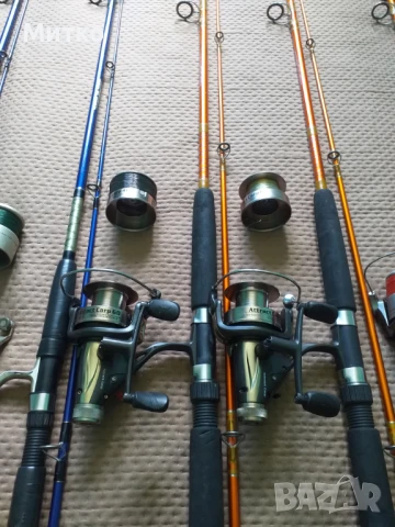 Комплекти силови пръчки 2,70м с макари, снимка 4 - Въдици - 51100633