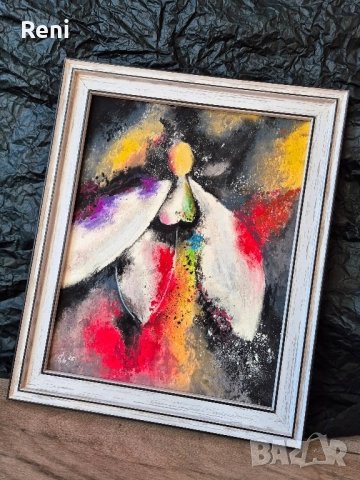 Пролет, картина оригинал, пастел, снимка 2 - Картини - 52413390