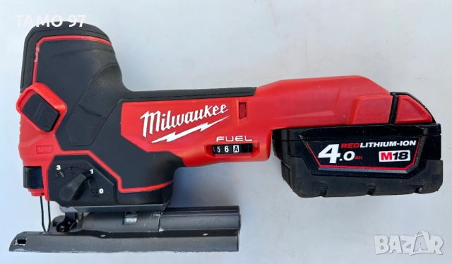 Milwaukee M18 FBJS - Безчетков прободен трион 2x18V 4.0Ah перфектен!, снимка 3 - Триони и циркуляри - 52971450