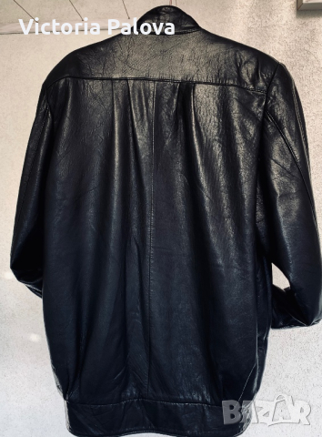 Кожено яке бомбър, Канада, унисекс, снимка 7 - Якета - 44758390