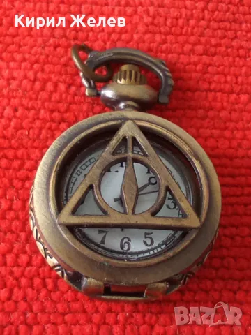 Мини джобен часовник красива орнаментика перфектно състояние 44911, снимка 11 - Джобни - 45382276