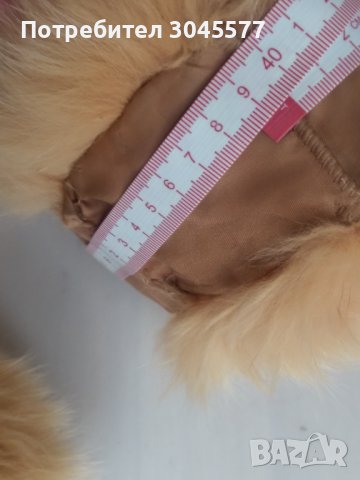 Яка и маншети Комплект от естествен косъм, снимка 8 - Шалове - 39773691