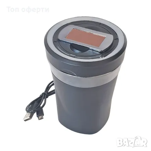 Пепелник за автомобил с диод и запалка 2343, снимка 6 - Аксесоари и консумативи - 49336437
