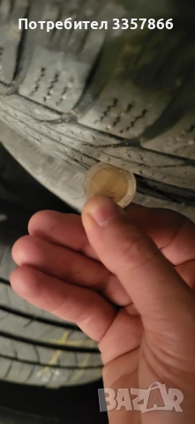 4 оригинални джанти от голф 3 с зимни гуми 185/60R14 , снимка 5 - Гуми и джанти - 52818909