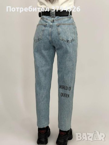  Модерни дамски дънкови  панталони COCO BIANCA , снимка 2 - Дънки - 41746278