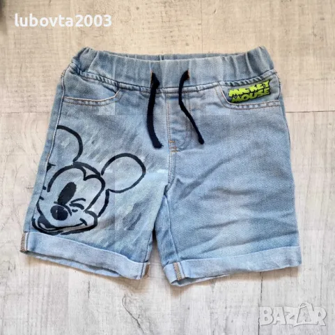 Disney 116см. Детски къси дънкови панталони 