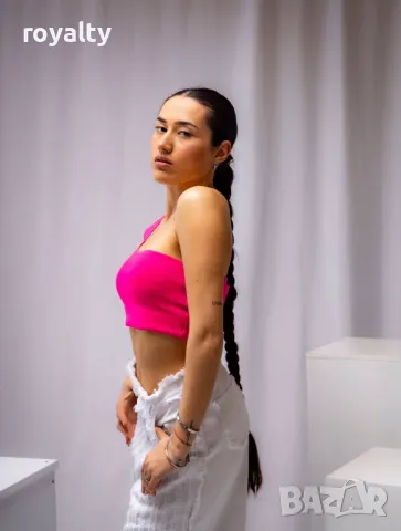 Розов дамски топ 