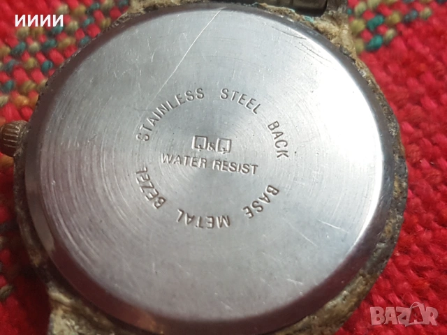 Кварцов часовник Q&Q , снимка 2 - Мъжки - 53243667