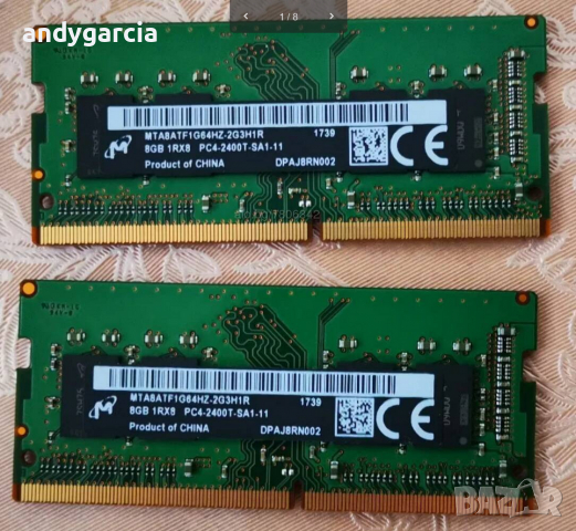 16GB DDR4 2133mhz Samsung Hynix SO-DIMM (1 x 16GB) 260 Pin PC4 17000, снимка 5 - RAM памет - 35791028