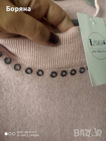 НАМАЛЕНА - Нова кашмирена рокля бутик LBD, снимка 2 - Рокли - 41663304