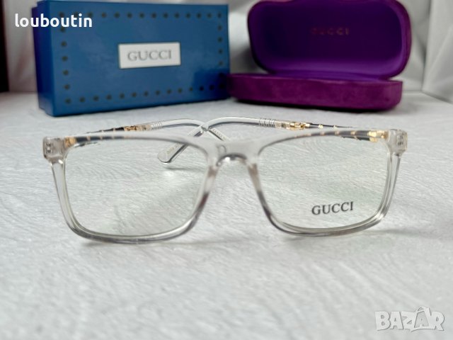 Gucci диоптрични рамки ,прозрачни слънчеви очила,очила за компютър, снимка 6 - Слънчеви и диоптрични очила - 44465602