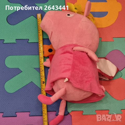 голяма Пепа пиг peppa pig оригиналнс, снимка 2 - Плюшени играчки - 44765693