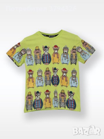 Детска памучена тениски за момче CEGISA, снимка 4 - Детски тениски и потници - 41636817