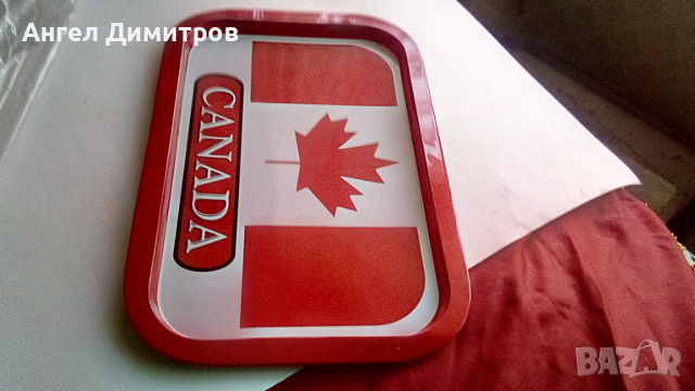 Страхотен метален поднос Канада нов, снимка 3 - Колекции - 36184657