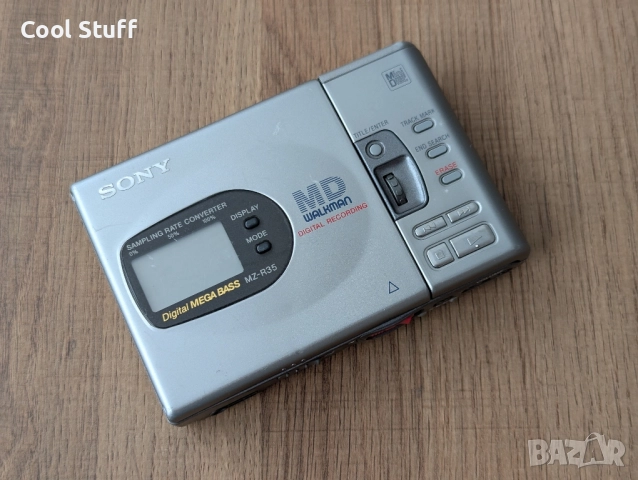 SONY MD WALKMAN MZ-R35 MiniDisk, снимка 2 - Ресийвъри, усилватели, смесителни пултове - 51659113