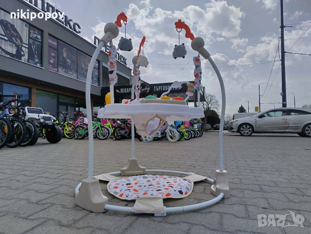 MONI Детско бънджи MAGIC FUN бежов, снимка 9 - Проходилки - 53565098