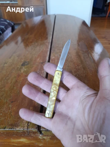 Стар джобен нож,ножче,ножка #121, снимка 5 - Други ценни предмети - 50771883