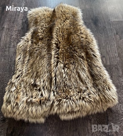 Дамски елек от заешка кожа, снимка 2 - Елеци - 34437597