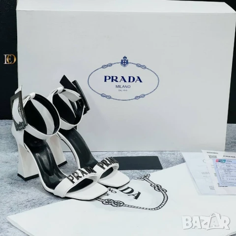 сандали на ток prada , снимка 5 - Дамски обувки на ток - 51094316