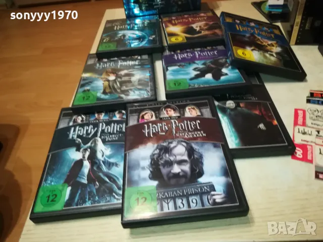 HARRY POTTER X16 DVD-ВНОС GERMANY 2402251909LNWC, снимка 17 - DVD филми - 49261182