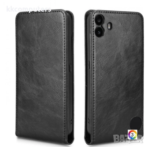 Nothing CMF Phone 1 Flip Кожен Калъф и Скрийн Протектор