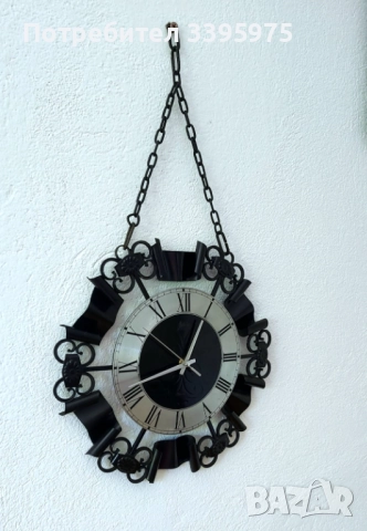 Стенен часовник Schatz Elexacta (Западна Германия, 1955 г.), снимка 3 - Стенни часовници - 51807117