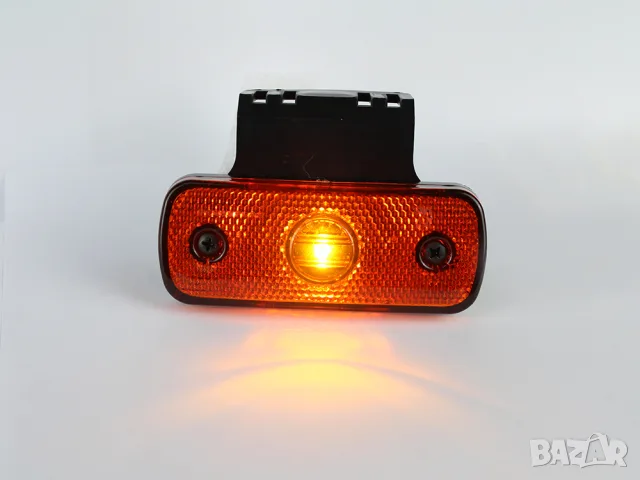 Висящ LED габарит 1 LED 12-24V жълт с висяща стойка, снимка 5 - Аксесоари и консумативи - 55869102