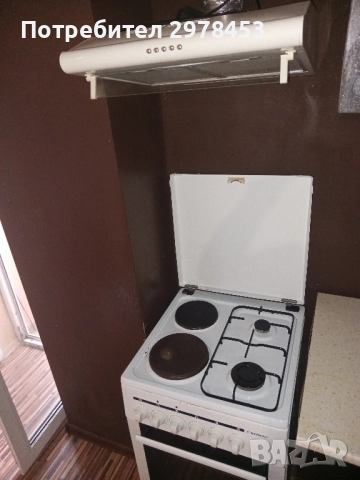 Готварска печка на ток и газ, снимка 7 - Печки, фурни - 51846419
