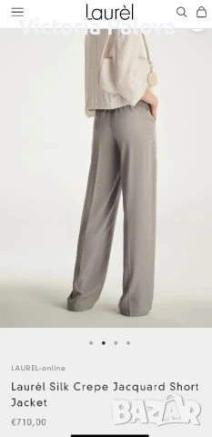 LUXURY лятно копринено яке/риза LAURÈL ( ESKADA), снимка 17 - Ризи - 51205837