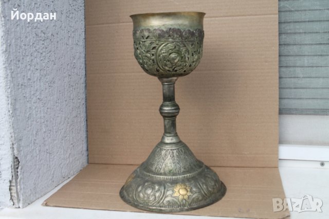 Сребърна чаша с позлата ''Потир''