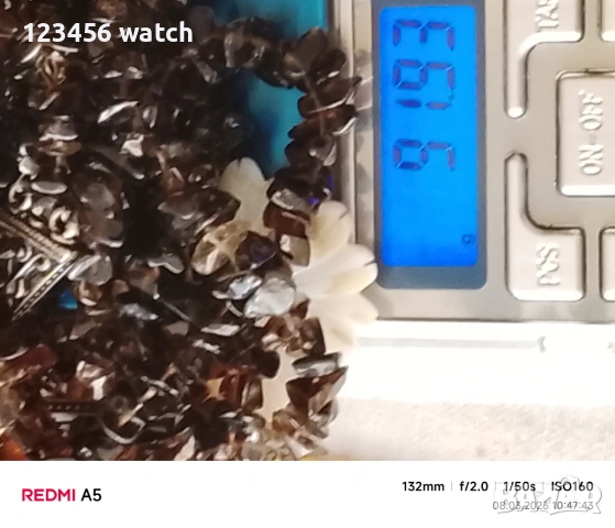 Стар красиво колие от естествен камък, снимка 5 - Антикварни и старинни предмети - 53754316