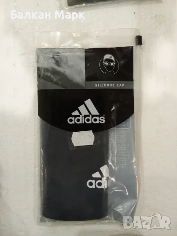 Силиконова плувна шапка Adidas Silicone Cap - черна, универсален размер (NS)