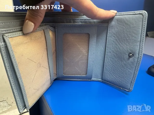 Дамско портмоне от естествена кожа , снимка 4 - Портфейли, портмонета - 50287537