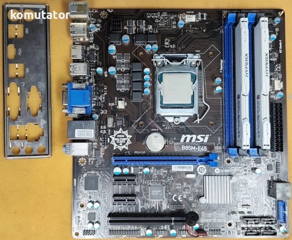 MSI B85M-E45 , Intel Core i7-4770 ,16GB,Evercool cooler, снимка 4 - Дънни платки - 52968602