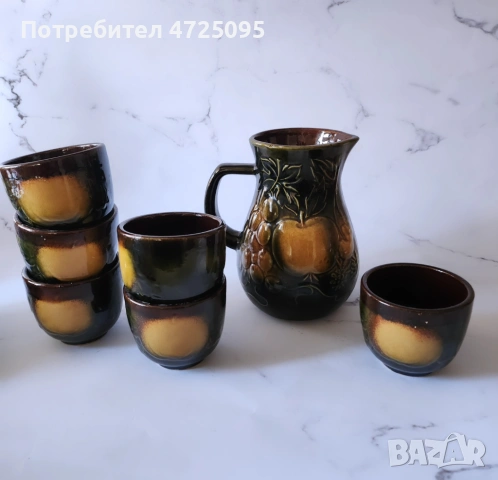 Кана с чашки на Scheurich, снимка 5 - Сервизи - 53782849