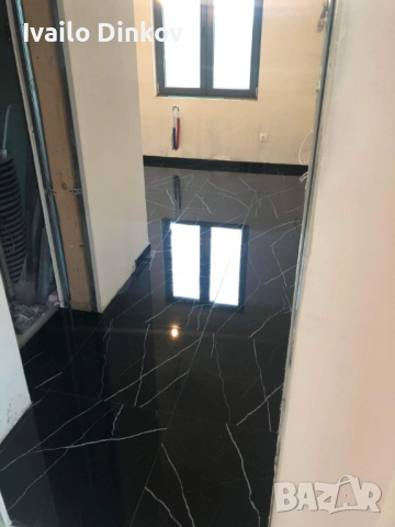 Полиран гранитогрес Неро Маркина/Black Pulpis - Tubadzin 12м2, снимка 4 - Гранитогрес и плочки - 52358737