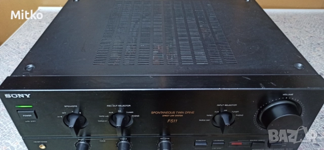 Sony TA-F511 Integrated stereo / стерео / , снимка 6 - Ресийвъри, усилватели, смесителни пултове - 52355808