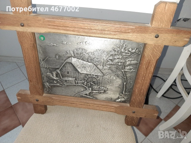 калаено сребърна картина, снимка 3 - Антикварни и старинни предмети - 53517781