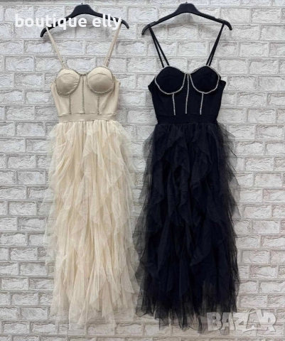 дамска рокля в 2 цвята, снимка 3 - Рокли - 52690738