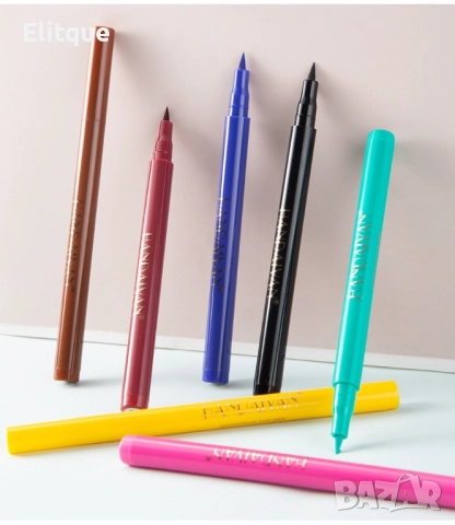 Цветна течна матираща очна линия HANDAIYAN с писец, снимка 13 - Други - 52832040